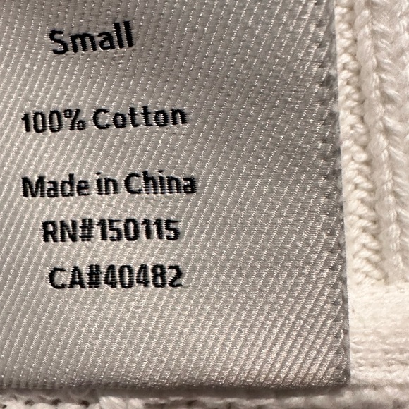 Varley Romero Cream V-Neck Cable Knit Sweater Vest - Picture 6 of 6